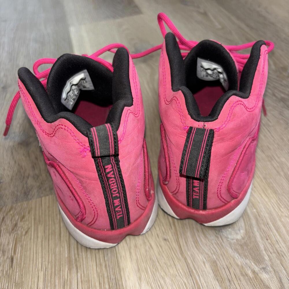 Jordan Jumpman Team II GG Rush Pink/Black GS 820276 600 Kids Size 6.5 - Picture 3 of 9